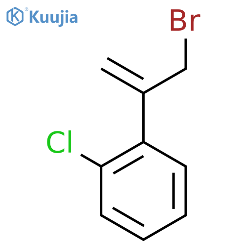 1-(3-bromoprop-1-en-2-yl)-2-chlorobenzene structure