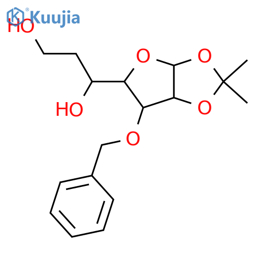 6-Deoxy-galacto-heptose; α-D-Furanose-form, 3-Benzyl, 1,2-isopropylidene structure
