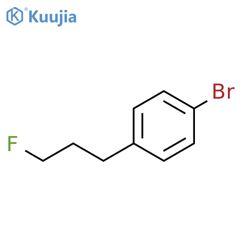 1-bromo-4-(3-fluoropropyl)benzene structure