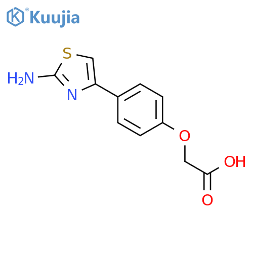 2-4-(2-Amino-4-thiazolyl)phenoxyacetic Acid structure