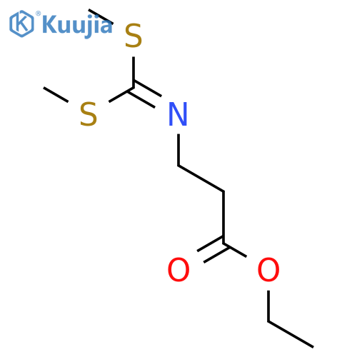 3-AMINO-N-[BIS(METHYLTHIO)METHYLEN]-PROPIONIC ACID ETHYL ESTER structure