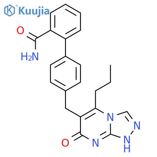 [1,1'-Biphenyl]-2-carboxamide,4'-[(1,7-dihydro-7-oxo-5-propyl-1,2,4-triazolo[4,3-a]pyrimidin-6-yl)methyl]- structure