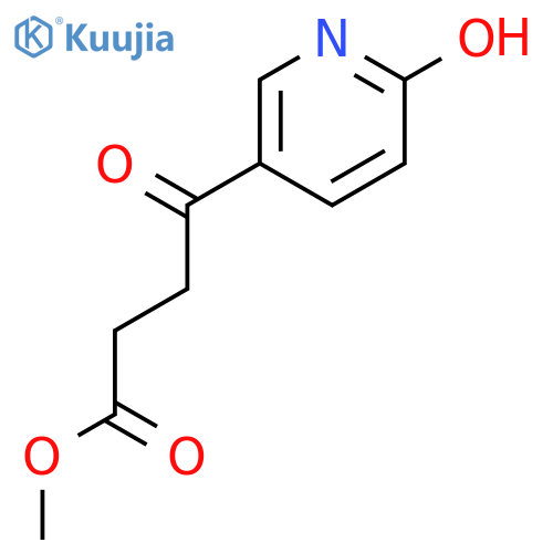 Methyl 4-(6-hydroxy-3-pyridyl)-4-oxobutyrate structure