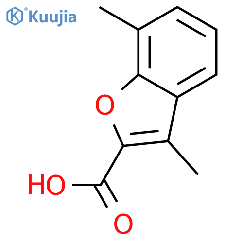 3,7-DIMETHYL-BENZOFURAN-2-CARBOXYLIC ACID structure