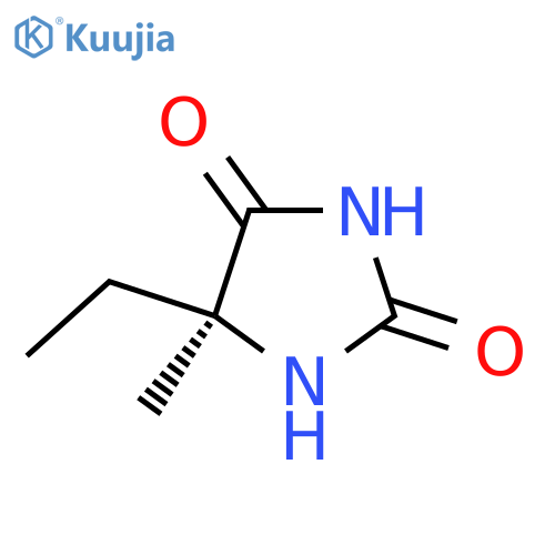 (S)-5-Methyl-5-ethyl-2,4-imidazolidinedione structure