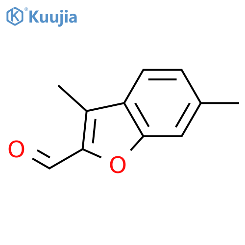 3,6-Dimethyl-benzofuran-2-carbaldehyde structure