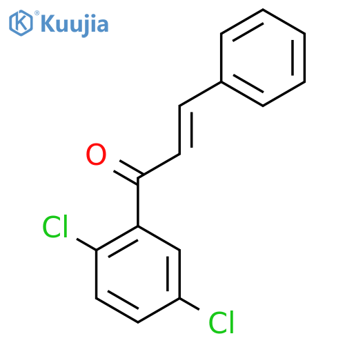 (E)-1-(2,5-Dichlorophenyl)-3-phenylprop-2-en-1-one structure