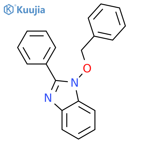 1H-Benzimidazole, 2-phenyl-1-(phenylmethoxy)- structure