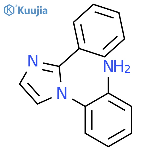 2-(2-phenyl-1H-imidazol-1-yl)aniline structure