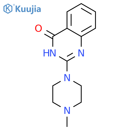 4(3H)-Quinazolinone,2-(4-methyl-1-piperazinyl)- structure