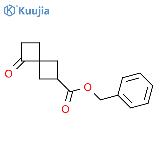 benzyl cis-7-oxospiro[3.3]heptane-2-carboxylate structure