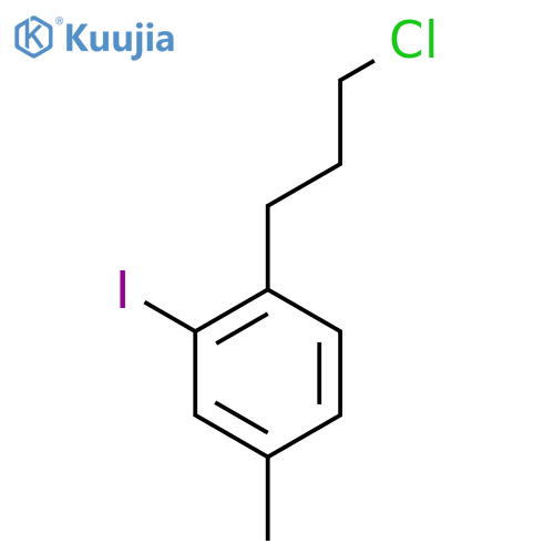 1-Iodo-2-(3-chloropropyl)-5-methylbenzene structure