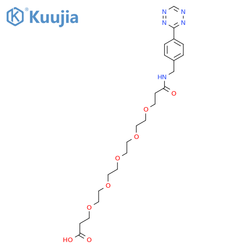 Me-Tetrazine-PEG4-amine HCl salt structure