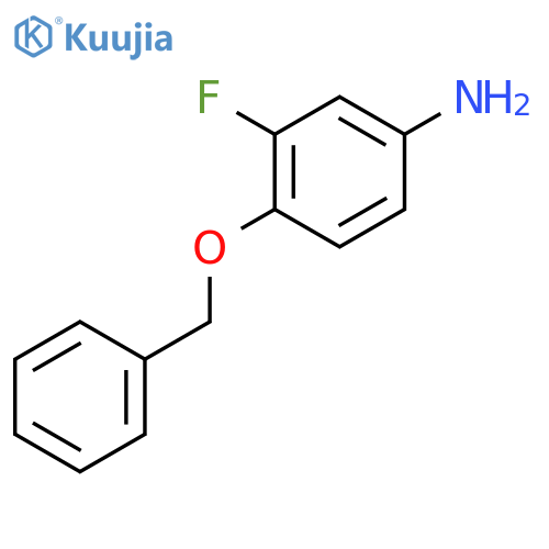 4-(Benzyloxy)-3-fluoroaniline structure