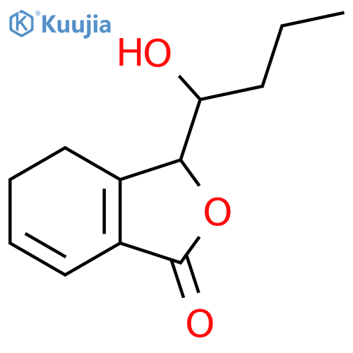 1(3H)-Isobenzofuranone, 4,5-dihydro-3-(1-hydroxybutyl)- structure