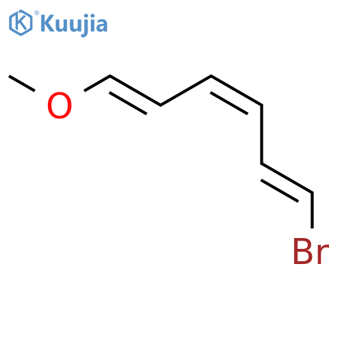 1,3,5-Hexatriene, 1-bromo-6-methoxy-, (E,Z,E)- structure