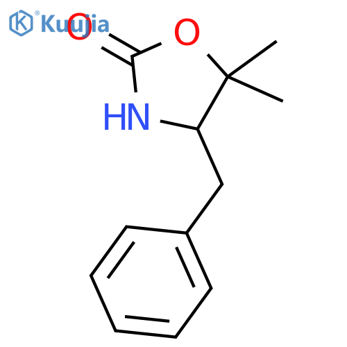 (4S)-4-benzyl-5,5-dimethyl-oxazolidin-2-one structure