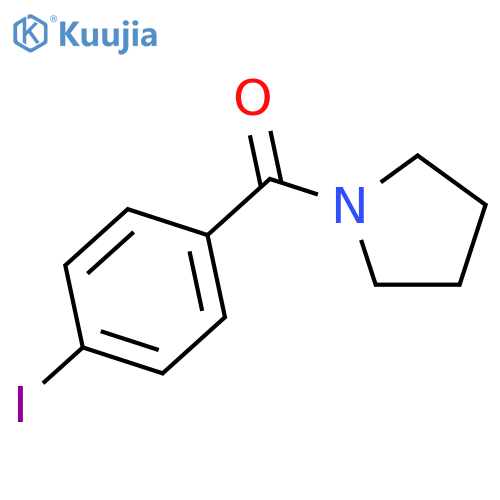 1-[(4-Iodophenyl)carbonyl]pyrrolidine structure