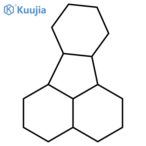 Fluoranthene,hexadecahydro- structure