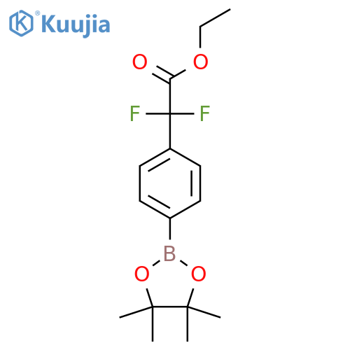 4-(Ethoxycarbonyldifluoromethyl)phenylboronic acid pinacol ester structure
