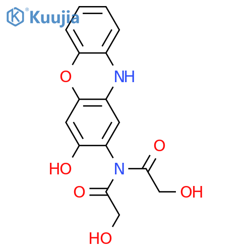 2-Amino-3-hydroxy-10H-phenoxazine; N2,N2-Bis(hydroxyacetyl) structure