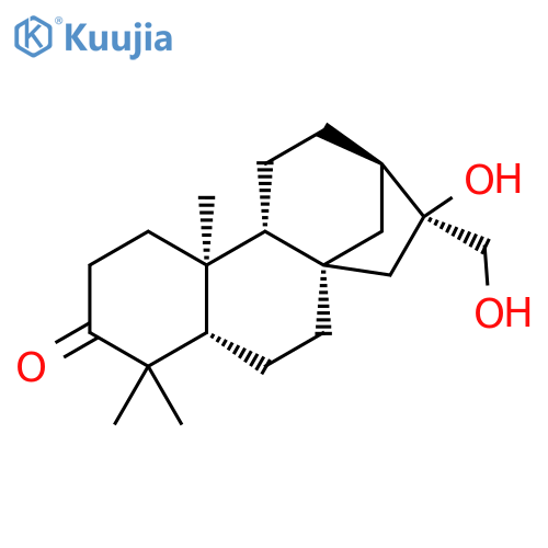 Kauran-3-one,16,17-dihydroxy- structure