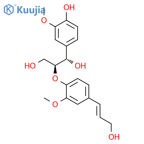 threo-Guaiacylglycerol β-coniferyl ether structure