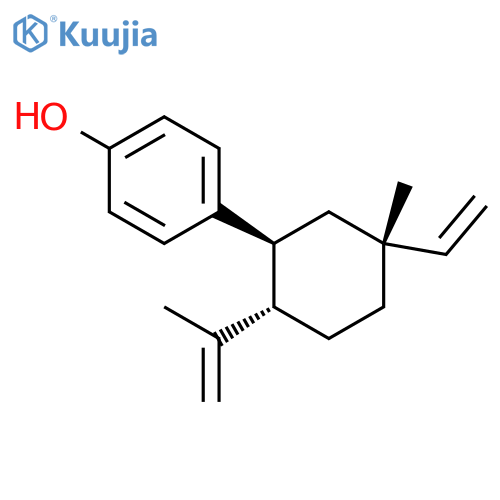 Phenol,4-[(1S,2S,5R)-5-ethenyl-5-methyl-2-(1-methylethenyl)cyclohexyl]- structure