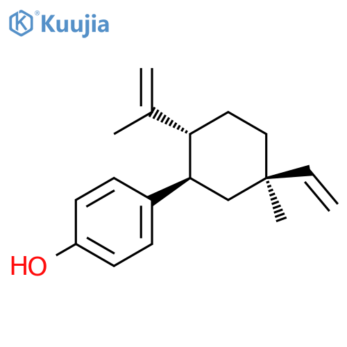 Phenol,4-[(1R,2R,5R)-5-ethenyl-5-methyl-2-(1-methylethenyl)cyclohexyl]- structure