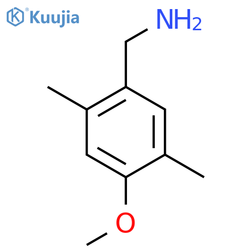 4-Methoxy-2,5-dimethylbenzylamine structure