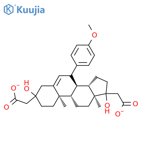 Androst-5-ene-3,17-diol,7-(4-methoxyphenyl)-, diacetate, (3b,7b,17b)- (9CI) structure
