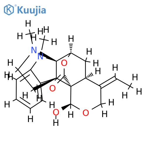 1H,3H,7H-6,11c-(Epoxymethano)-6a,11b-(iminoethano)pyrano[4,3-c]carbazol-12-one,4-ethylidene-4,4a,5,6-tetrahydro-1-hydroxy-7,16-dimethyl-,(1R,4E,4aR,6S,6aS,11bS,11cR)- (9CI) structure