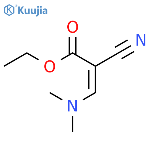 Ethyl 2-cyano-3-(dimethylamino)acrylate structure