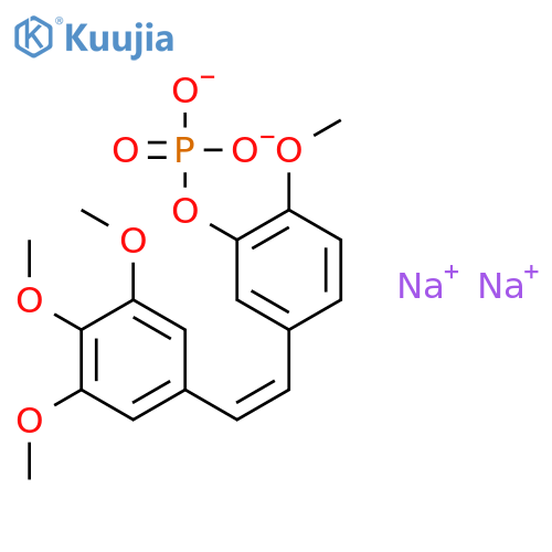 Fosbretabulin disodium structure