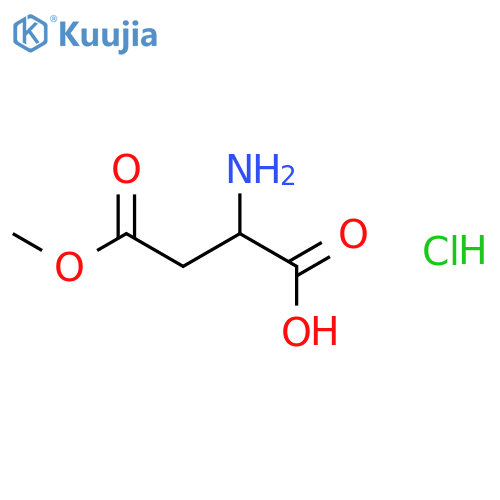 β-Methyl L-aspartate hydrochloride structure