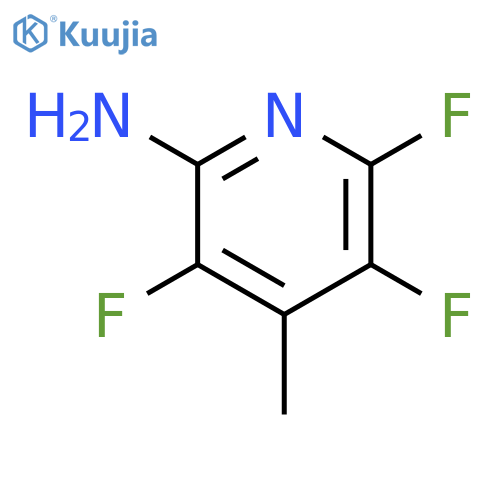 3,5,6-trifluoro-4-methylpyridin-2-amine structure