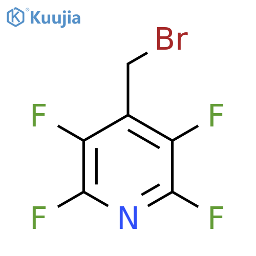 4-Bromomethyl-2,3,5,6-tetrafluoropyridine structure