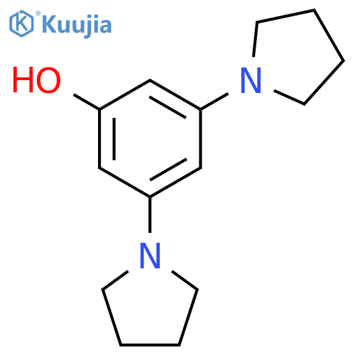 Phenol,3,5-di-1-pyrrolidinyl- structure