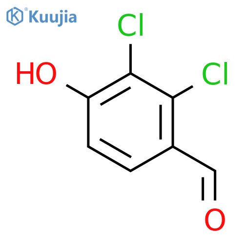 2,3-Dichloro-4-hydroxybenzaldehyde structure