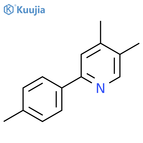 4,5-Dimethyl-2-(4-methylphenyl)pyridine structure