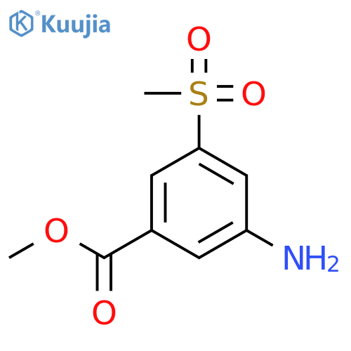 Methyl 3-Amino-5-methanesulfonylbenzoate structure