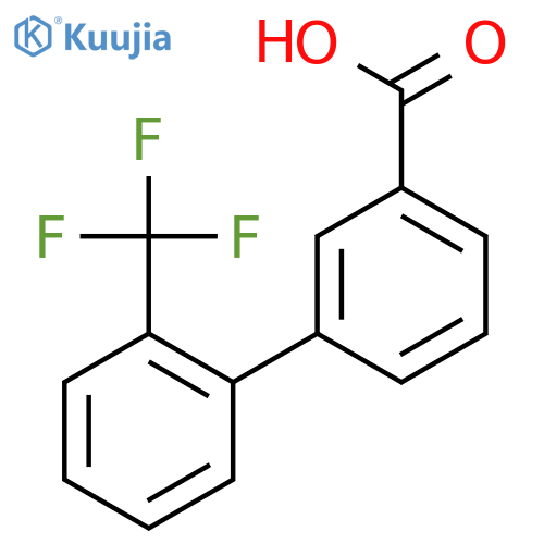 2'-(Trifluoromethyl)-1,1'-biphenyl-3-carboxylic Acid structure