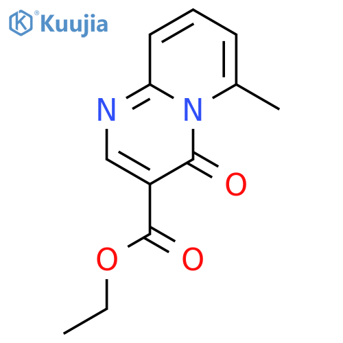 4H-Pyrido[1,2-a]pyrimidine-3-carboxylicacid, 6-methyl-4-oxo-, ethyl ester structure