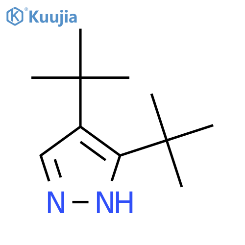 1H-Pyrazole, 3,4-bis(1,1-dimethylethyl)- structure