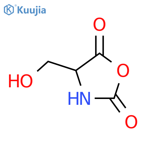 2,5-Oxazolidinedione,4-(hydroxymethyl)- structure