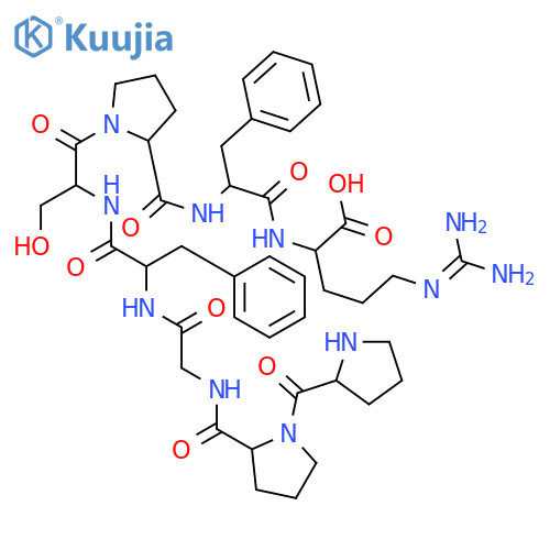 Bradykinin (2-9) structure