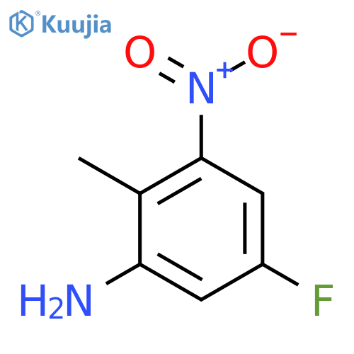 5-Fluoro-2-methyl-3-nitroaniline structure