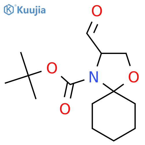 2-methyl-2-propanyl (3s)-3-formyl-1-oxa-4-azaspiro[4.5]decane-4-c Arboxylate structure