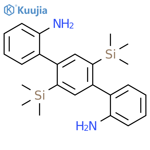 [1,1':4',1''-Terphenyl]-2,2''-diamine, 2',5'-bis(trimethylsilyl)- structure