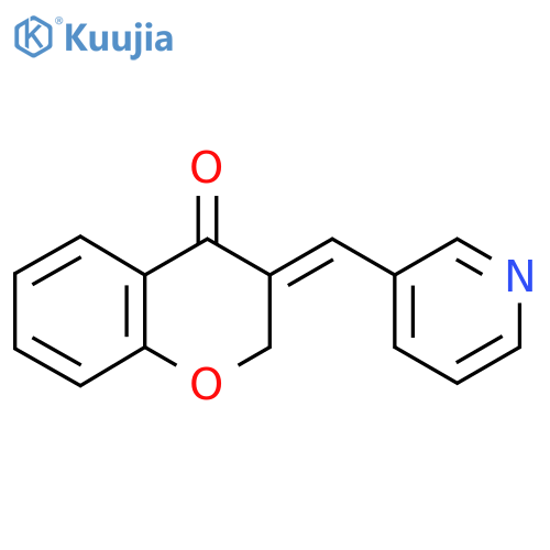 (3E)-3-[(pyridin-3-yl)methylidene]-3,4-dihydro-2H-1-benzopyran-4-one structure